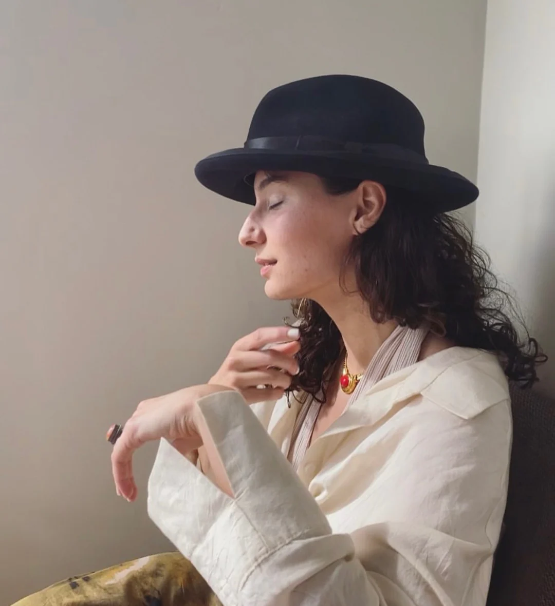 Ease Silk Blouse — City Muse