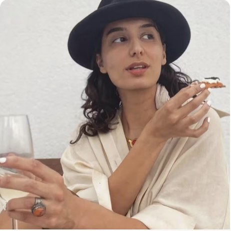 Zeynep wearing Seven Muses